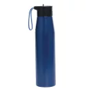 Sticla de apa, Everestus, 2610E18436, 700 ml, Ø6.6x26 cm, Otel, Plastic, Albastru