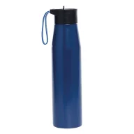   Sticla de apa, Everestus, 2610E18436, 700 ml, Ø6.6x26 cm, Otel, Plastic, Albastru