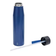   Sticla de apa, Everestus, 2610E18436, 700 ml, Ø6.6x26 cm, Otel, Plastic, Albastru
