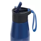 Sticla de apa, Everestus, 2610E18436, 700 ml, Ø6.6x26 cm, Otel, Plastic, Albastru