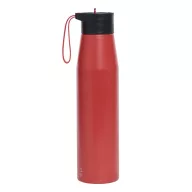   Sticla de apa, Everestus, 2610E18437, 700 ml, Ø6.6x26 cm, Otel, Plastic, Rosu