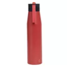 Sticla de apa, Everestus, 2610E18437, 700 ml, Ø6.6x26 cm, Otel, Plastic, Rosu