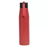   Sticla de apa, Everestus, 2610E18437, 700 ml, Ø6.6x26 cm, Otel, Plastic, Rosu