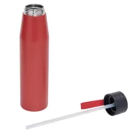   Sticla de apa, Everestus, 2610E18437, 700 ml, Ø6.6x26 cm, Otel, Plastic, Rosu