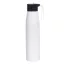 Sticla de apa, Everestus, 2610E18438, 700 ml, Ø6.6x26 cm, Otel, Plastic, Alb