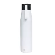   Sticla de apa, Everestus, 2610E18438, 700 ml, Ø6.6x26 cm, Otel, Plastic, Alb