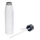 Sticla de apa, Everestus, 2610E18438, 700 ml, Ø6.6x26 cm, Otel, Plastic, Alb