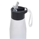 Sticla de apa, Everestus, 2610E18438, 700 ml, Ø6.6x26 cm, Otel, Plastic, Alb