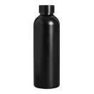 Sticla termoizolanta, 500 ml, 2502E15438, Everestus, Ø7.2  x 23 cm, Otel, Negru