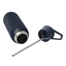 Sticla termoizolanta 600 ml, Everestus, 2601E12754, Ø7.4x26.4 cm, Otel, Plastic, Albastru bleumarin