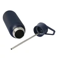   Sticla termoizolanta 600 ml, Everestus, 2601E12754, Ø7.4x26.4 cm, Otel, Plastic, Albastru bleumarin