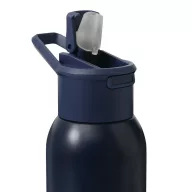   Sticla termoizolanta 600 ml, Everestus, 2601E12754, Ø7.4x26.4 cm, Otel, Plastic, Albastru bleumarin