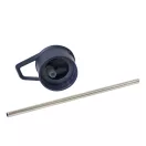 Sticla termoizolanta 600 ml, Everestus, 2601E12754, Ø7.4x26.4 cm, Otel, Plastic, Albastru bleumarin