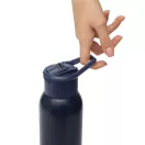 Sticla termoizolanta 600 ml, Everestus, 2601E12754, Ø7.4x26.4 cm, Otel, Plastic, Albastru bleumarin