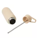 Sticla termoizolanta 600 ml, Everestus, 2601E12755, Ø7.4x26.4 cm, Otel, Plastic, Bej