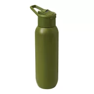   Sticla termoizolanta 600 ml, Everestus, 2601E12756, Ø7.4x26.4 cm, Otel, Plastic, Verde army