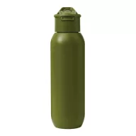   Sticla termoizolanta 600 ml, Everestus, 2601E12756, Ø7.4x26.4 cm, Otel, Plastic, Verde army