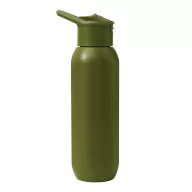   Sticla termoizolanta 600 ml, Everestus, 2601E12756, Ø7.4x26.4 cm, Otel, Plastic, Verde army