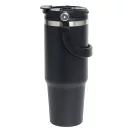 Sticla termos, Everestus, 2610E19264, 850 ml, Cu maner, Ø8.5x24.5 cm, Otel, Plastic, Negru
