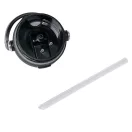 Sticla termos, Everestus, 2610E19264, 850 ml, Cu maner, Ø8.5x24.5 cm, Otel, Plastic, Negru