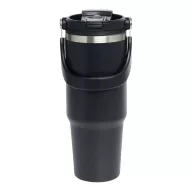   Sticla termos, Everestus, 2610E19264, 850 ml, Cu maner, Ø8.5x24.5 cm, Otel, Plastic, Negru