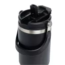 Sticla termos, Everestus, 2610E19264, 850 ml, Cu maner, Ø8.5x24.5 cm, Otel, Plastic, Negru