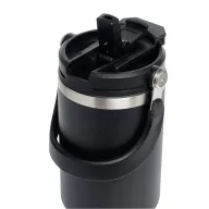   Sticla termos, Everestus, 2610E19264, 850 ml, Cu maner, Ø8.5x24.5 cm, Otel, Plastic, Negru