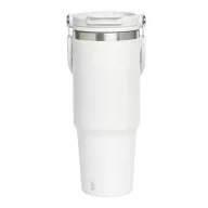   Sticla termos, Everestus, 2610E19265, 850 ml, Cu maner, Ø8.5x24.5 cm, Otel, Plastic, Alb