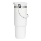 Sticla termos, Everestus, 2610E19265, 850 ml, Cu maner, Ø8.5x24.5 cm, Otel, Plastic, Alb