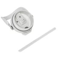   Sticla termos, Everestus, 2610E19265, 850 ml, Cu maner, Ø8.5x24.5 cm, Otel, Plastic, Alb