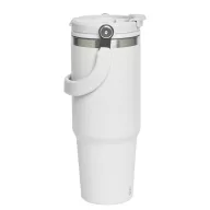   Sticla termos, Everestus, 2610E19265, 850 ml, Cu maner, Ø8.5x24.5 cm, Otel, Plastic, Alb
