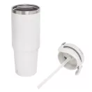 Sticla termos, Everestus, 2610E19265, 850 ml, Cu maner, Ø8.5x24.5 cm, Otel, Plastic, Alb