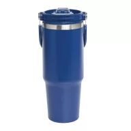   Sticla termos, Everestus, 2610E19266, 850 ml, Cu maner, Ø8.5x24.5 cm, Otel, Plastic, Albastru