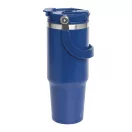 Sticla termos, Everestus, 2610E19266, 850 ml, Cu maner, Ø8.5x24.5 cm, Otel, Plastic, Albastru