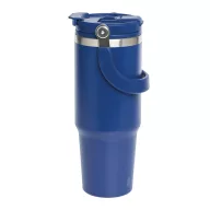   Sticla termos, Everestus, 2610E19266, 850 ml, Cu maner, Ø8.5x24.5 cm, Otel, Plastic, Albastru