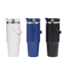 Sticla termos, Everestus, 2610E19266, 850 ml, Cu maner, Ø8.5x24.5 cm, Otel, Plastic, Albastru