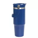 Sticla termos, Everestus, 2610E19266, 850 ml, Cu maner, Ø8.5x24.5 cm, Otel, Plastic, Albastru