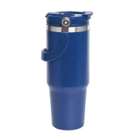   Sticla termos, Everestus, 2610E19266, 850 ml, Cu maner, Ø8.5x24.5 cm, Otel, Plastic, Albastru