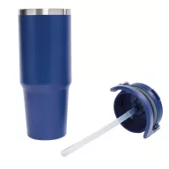   Sticla termos, Everestus, 2610E19266, 850 ml, Cu maner, Ø8.5x24.5 cm, Otel, Plastic, Albastru