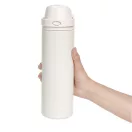 Sticla termos, Everestus, 2610E19246, 750 ml, Cu maner, Cu sistem de blocare, Ø7.7x27 cm, Otel, Plastic, Alb