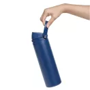 Sticla termos, Everestus, 2610E19247, 750 ml, Cu maner, Cu sistem de blocare, Ø7.7x27 cm, Otel, Plastic, Albastru