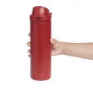 Sticla termos, Everestus, 2610E19248, 750 ml, Cu maner, Cu sistem de blocare, Ø7.7x27 cm, Otel, Plastic, Rosu