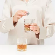   Set 2 pahare Whisky, 2401E14415, Everestus, Ø8.4x10 cm, Sticla, Transparent