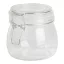 Borcan, Everestus, 21OCT0027, 500 ml, Ø9.5 x 10.5 cm, Sticla, Fier, Silicon, Transparent