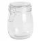 Borcan, Everestus, 21OCT0028, 750 ml, Ø9.5 x 14 cm, Sticla, Fier, Silicon, Transparent