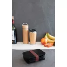 Caserola pranz, Everestus, 18SEP2371, 700 ml, 16x11x5 cm, Polipropilena, Negru