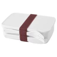   Caserola pranz, Everestus, 18SEP2372, 700 ml, 16x11x5 cm, Polipropilena, Alb