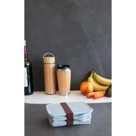   Caserola pranz, Everestus, 18SEP2373, 700 ml, 16x11x5 cm, Polipropilena, Gri