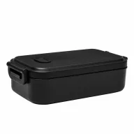   Caserola pentru pranz, 900 ml, 2401E14320, Everestus, 21x11.5x6 cm, Plastic, Negru