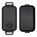 Caserola pentru pranz, 900 ml, 2401E14320, Everestus, 21x11.5x6 cm, Plastic, Negru